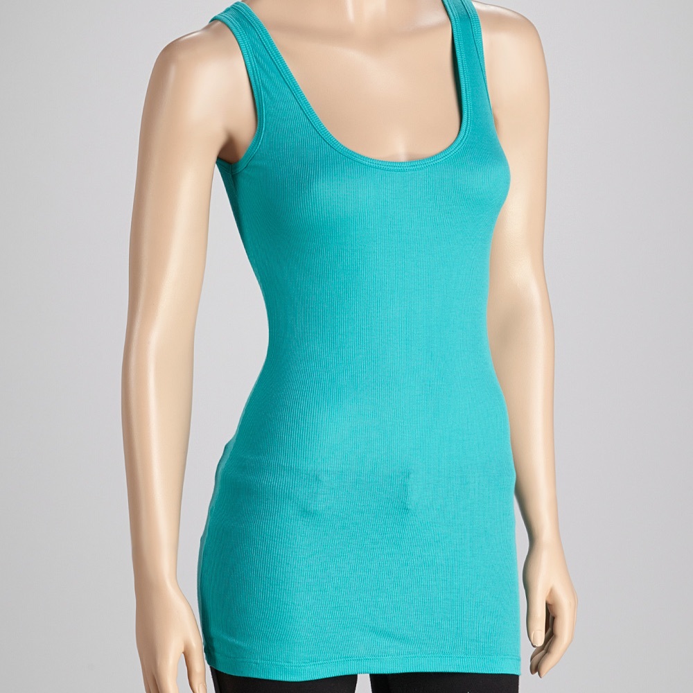 TART Collections | Teal Ribbed Tank Small